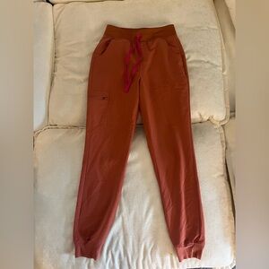 FIGS orange joggers